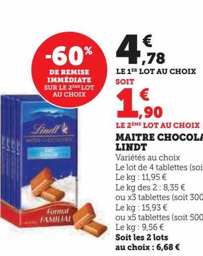 Maître Chocolat Lindt