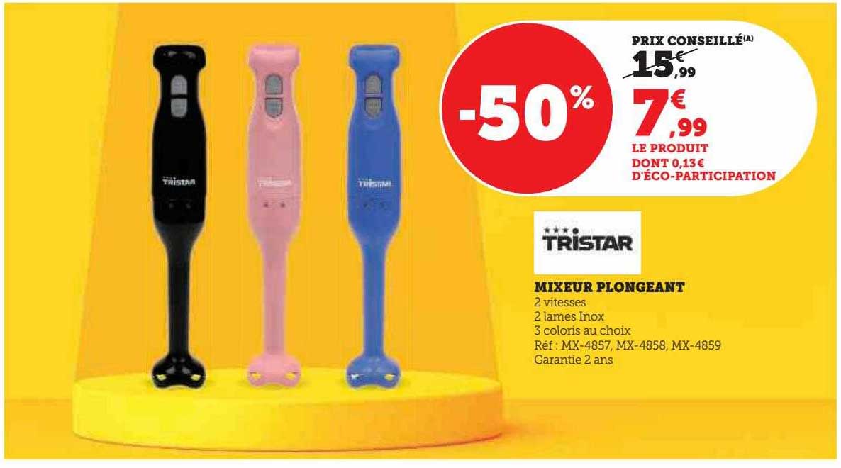 Mixeur Plongeant Tristar