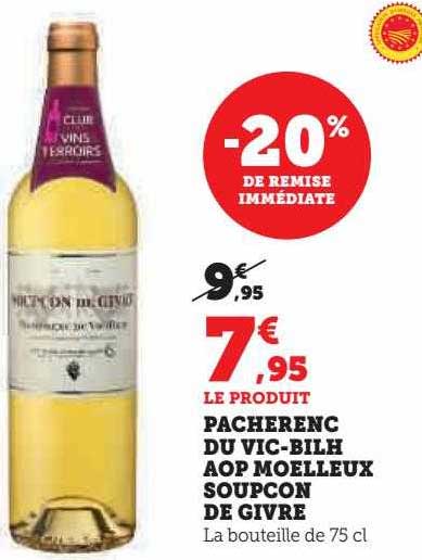 pacherenc du vic-bilh aop moelleux soupcon de givre