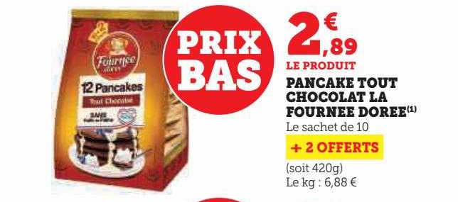 pancake tout chocolat la fournée dorée