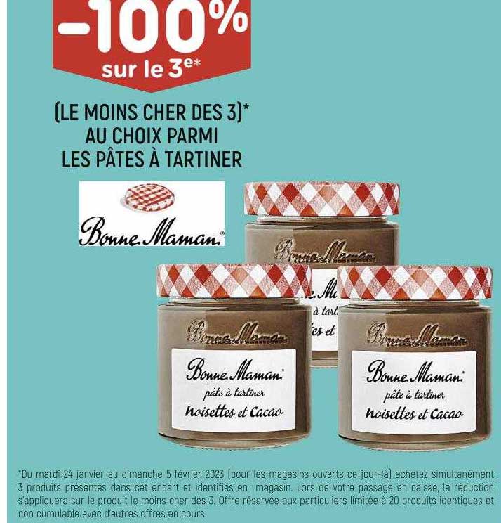 pâtes à tartiner bonne maman