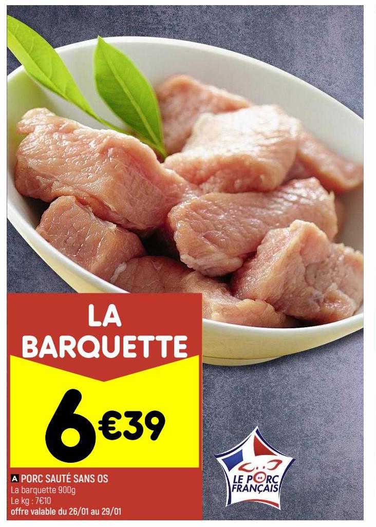 Porc Sauté Sans Os