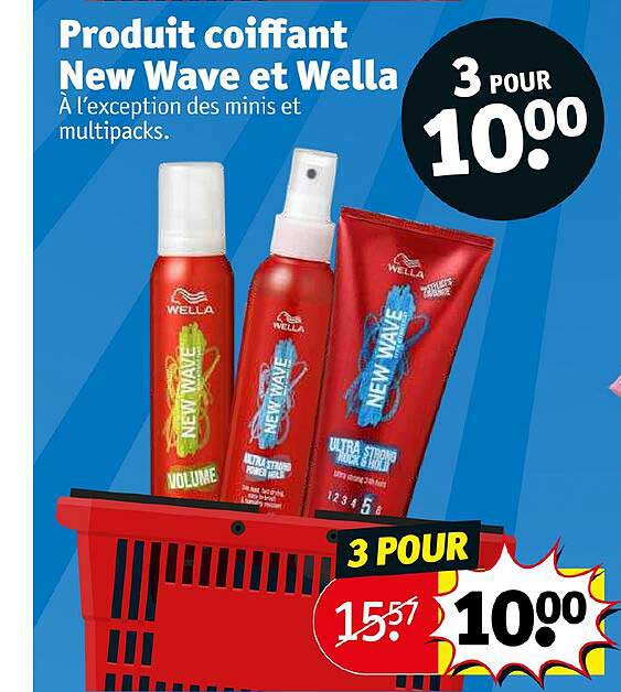 produit coiffant new wave et wella