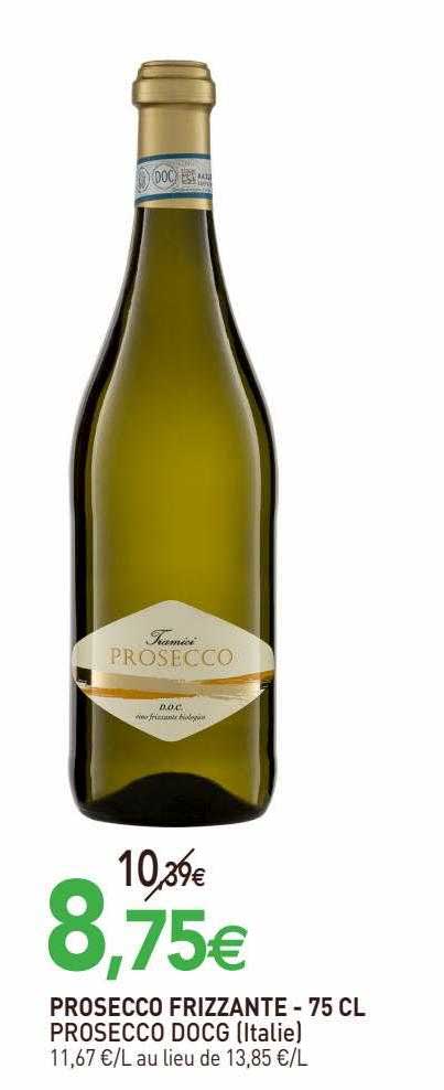prosecco frizzante prosecco docg - 75 cl