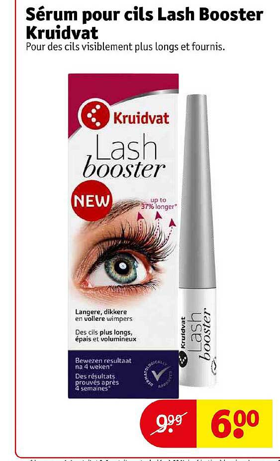 sérum pour cils lash booster kruidvat
