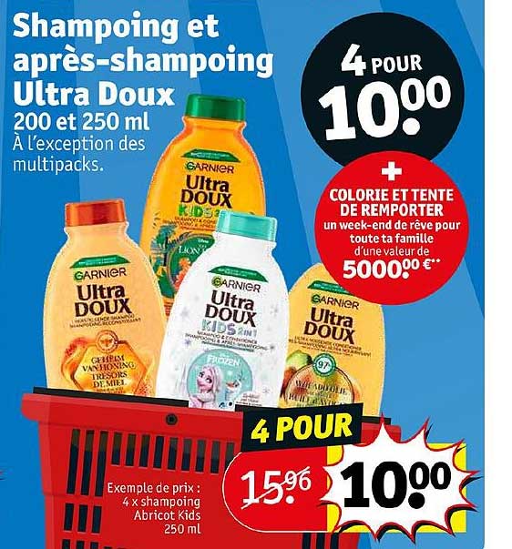 shampoing et après-shampoing ultra doux