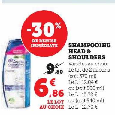 Shampooing Head & Shoulders
