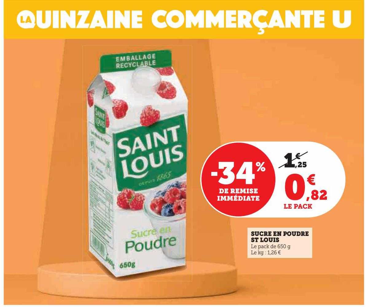 sucre en poudre st louis