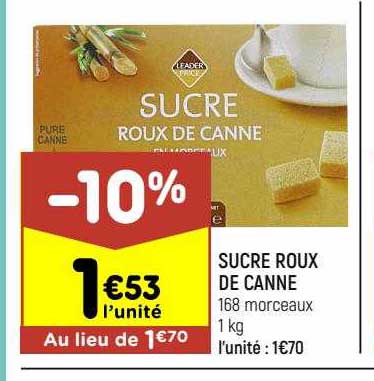 sucre roux de canne