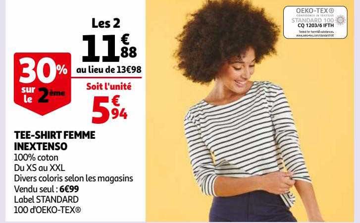 Tee-shirt Femme Inextenso