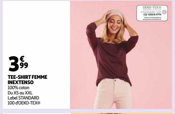 tee-shirt femme inextenso