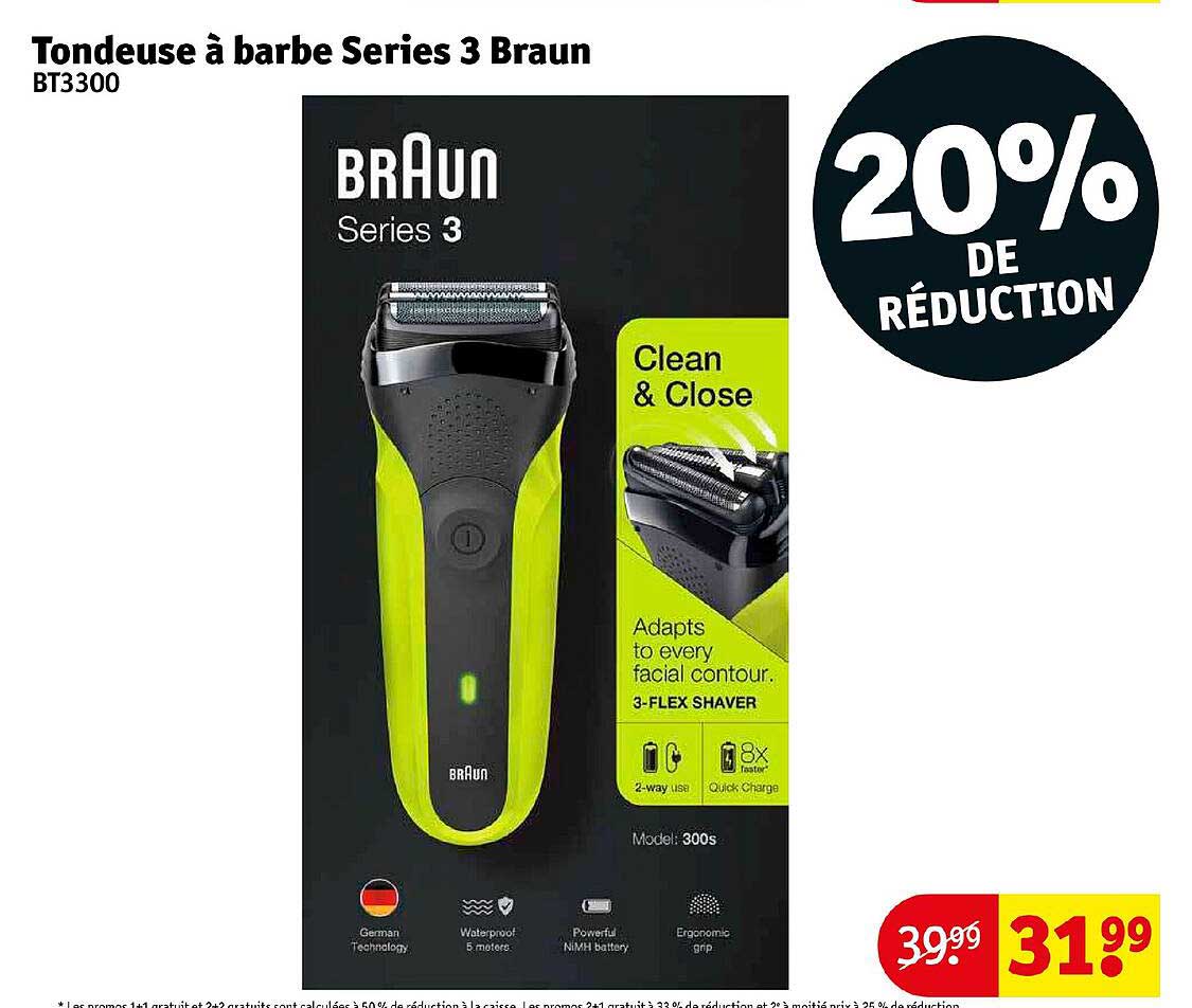 tondeuse à barbe series 3 braun