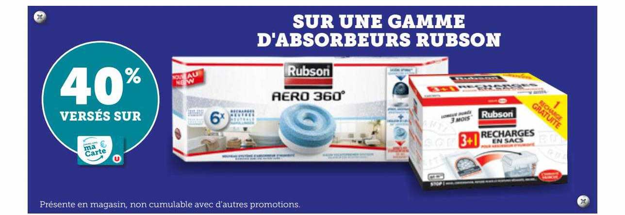 une gamme d'absorbeurs rubson