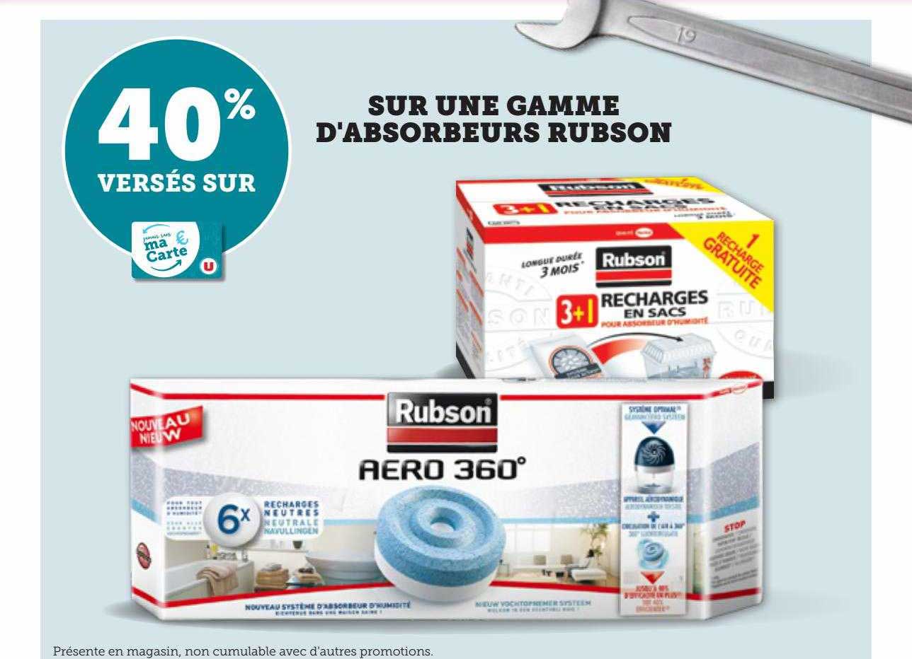 une gamme d'absorbeurs rubson