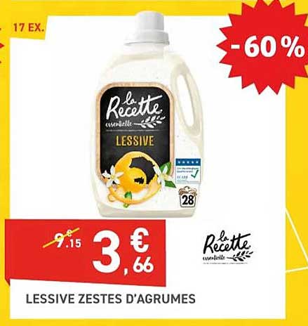 lessive zestes d'agrumes la recette essentielles