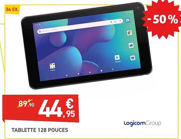 tablette 128 pouces logicom group