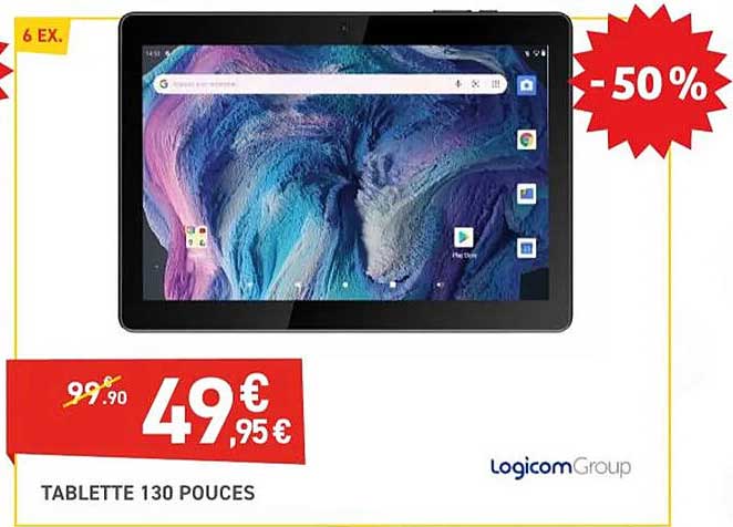 tablette 130 pouces logicom group