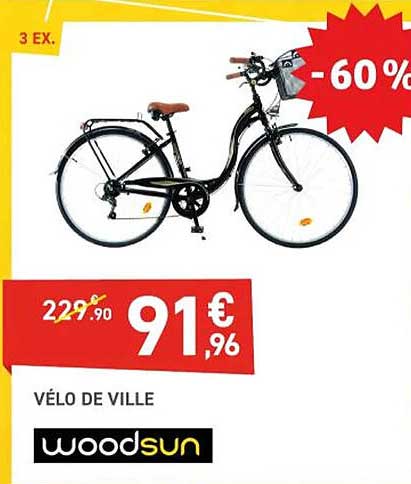 vélo de ville woodsun