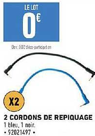 2 cordons de repiquage