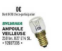 ampoule veilleuse sylvania