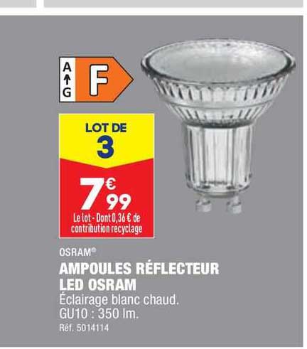 ampoules réflecteur led osram