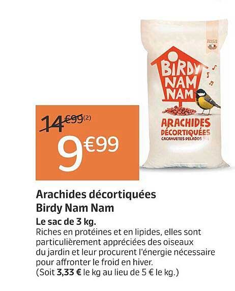 arachides décortiquées birdy nam nam