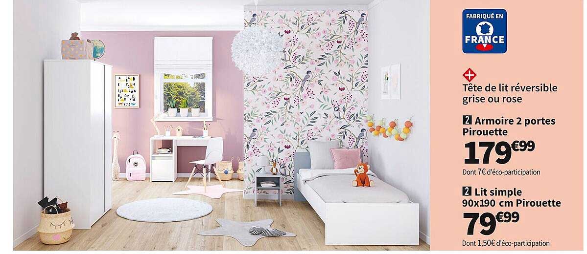 Armoire 2 Portes Ou Lit Simple Pirouette