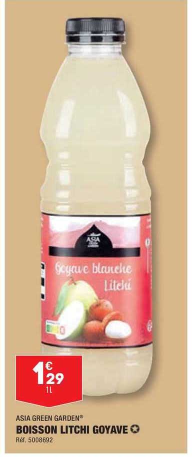 asia green garden boisson litchi goyave