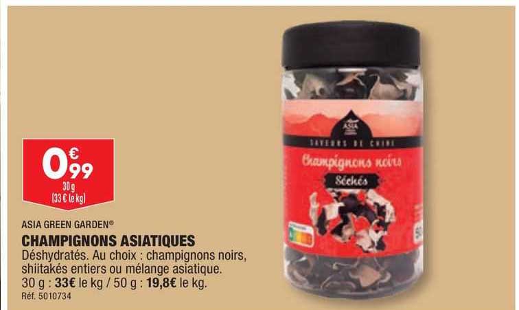 Asia Green Garden Champignons Asiatiques