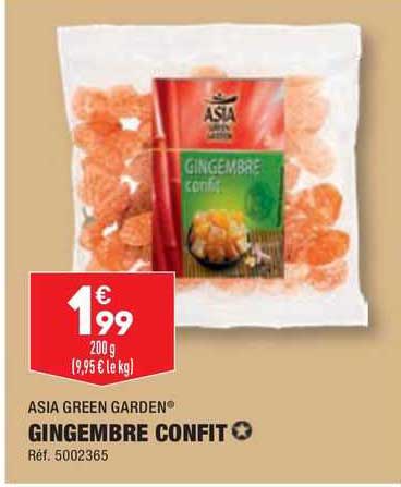 asia green garden gingembre confit