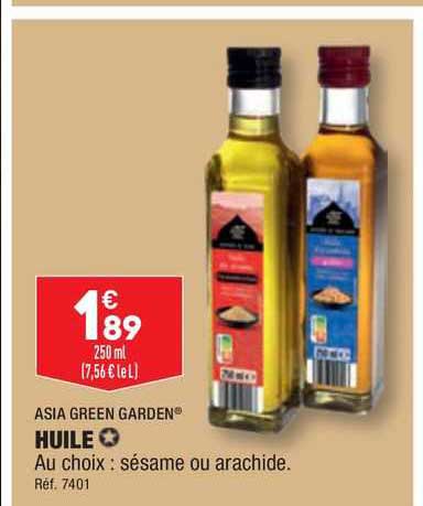 asia green garden huile