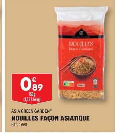 asia green garden nouilles façon asiatique