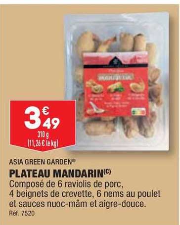 asia green garden plateau mandarin