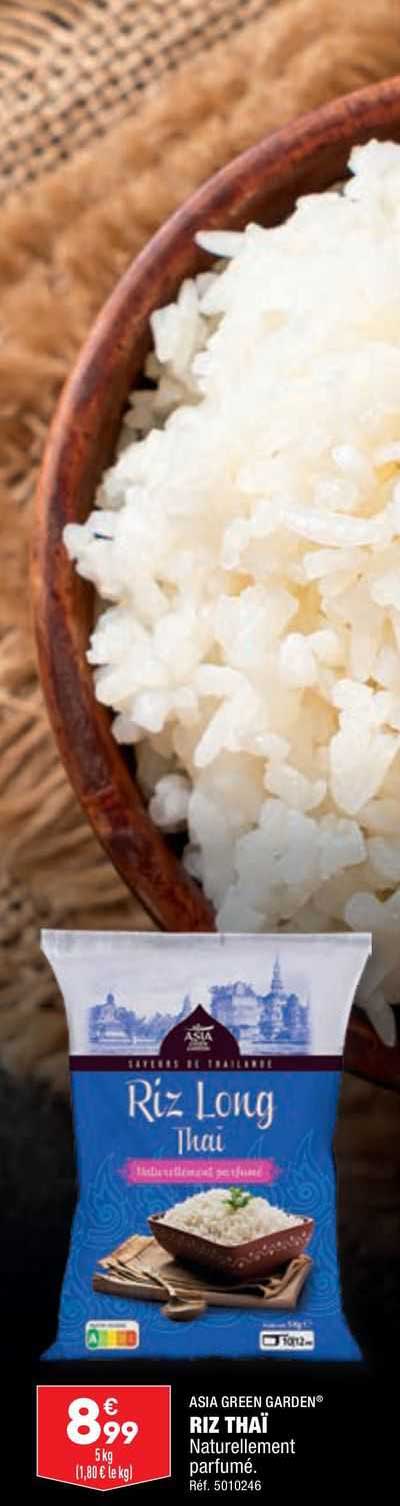 asia green garden riz thaï
