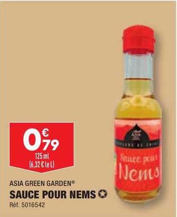 asia green garden sauce pour nems
