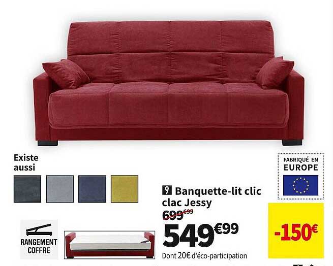 banquette-lit clic clac jessy