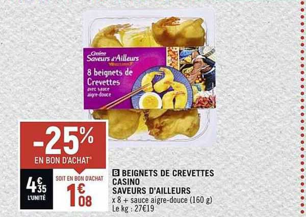 beignets de crevettes casino saveurs d'ailleurs