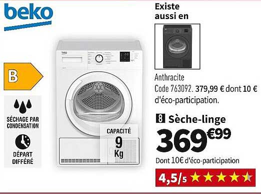 beko sèche-linge