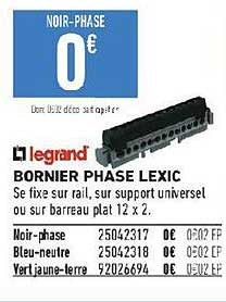 bornier phase lexic legrand