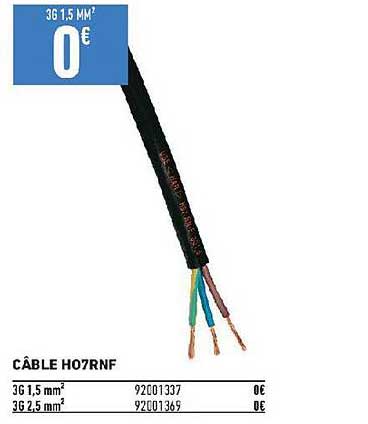 câble h07rnf