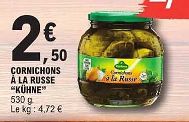 cornichons à la russe "kühne"