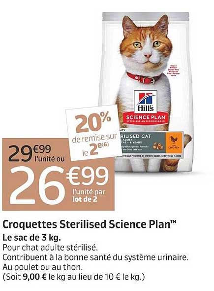 croquettes sterilised science plan