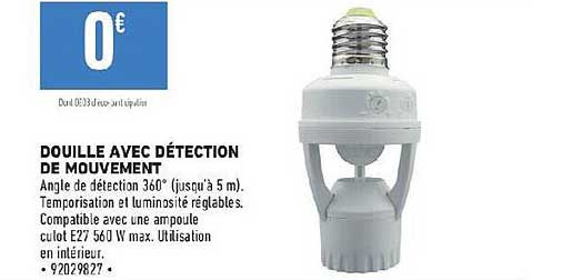 Douille Avec Détection De Mouvement