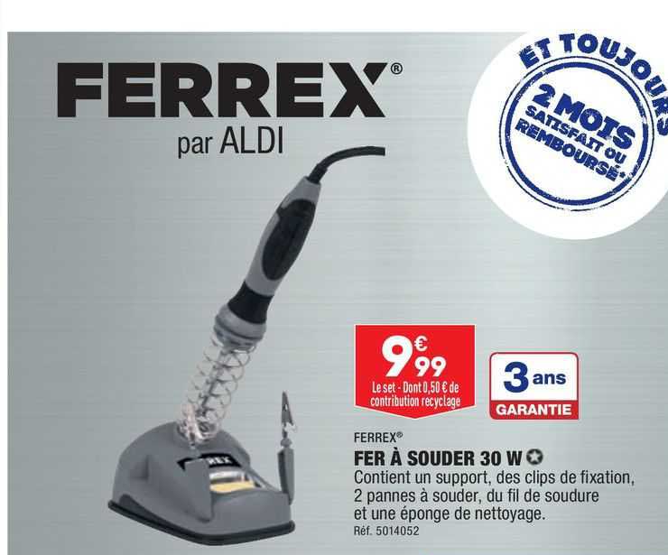 ferrex fer à souder 30 w