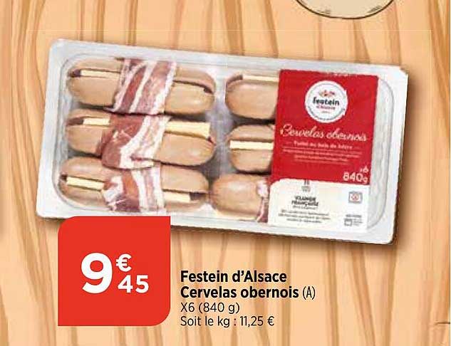 Festein D'alsace Cervelas Obernois