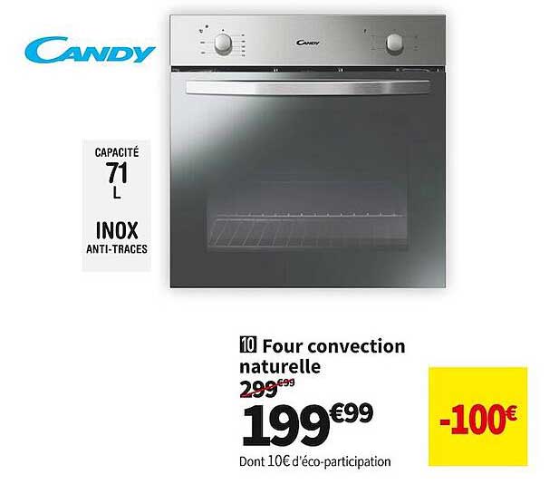 four convection naturelle candy