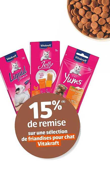 friandises por chat vitakraft