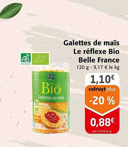galettes de maïs le réflexe bio belle france
