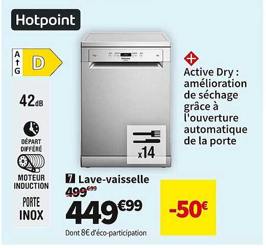 hotpoint lave-vaisselle