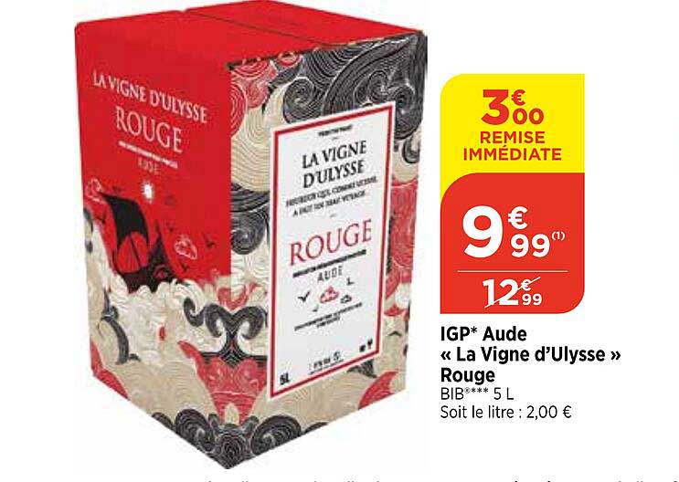 Igp Aude «la Vigne D'ulysse» Rouge
